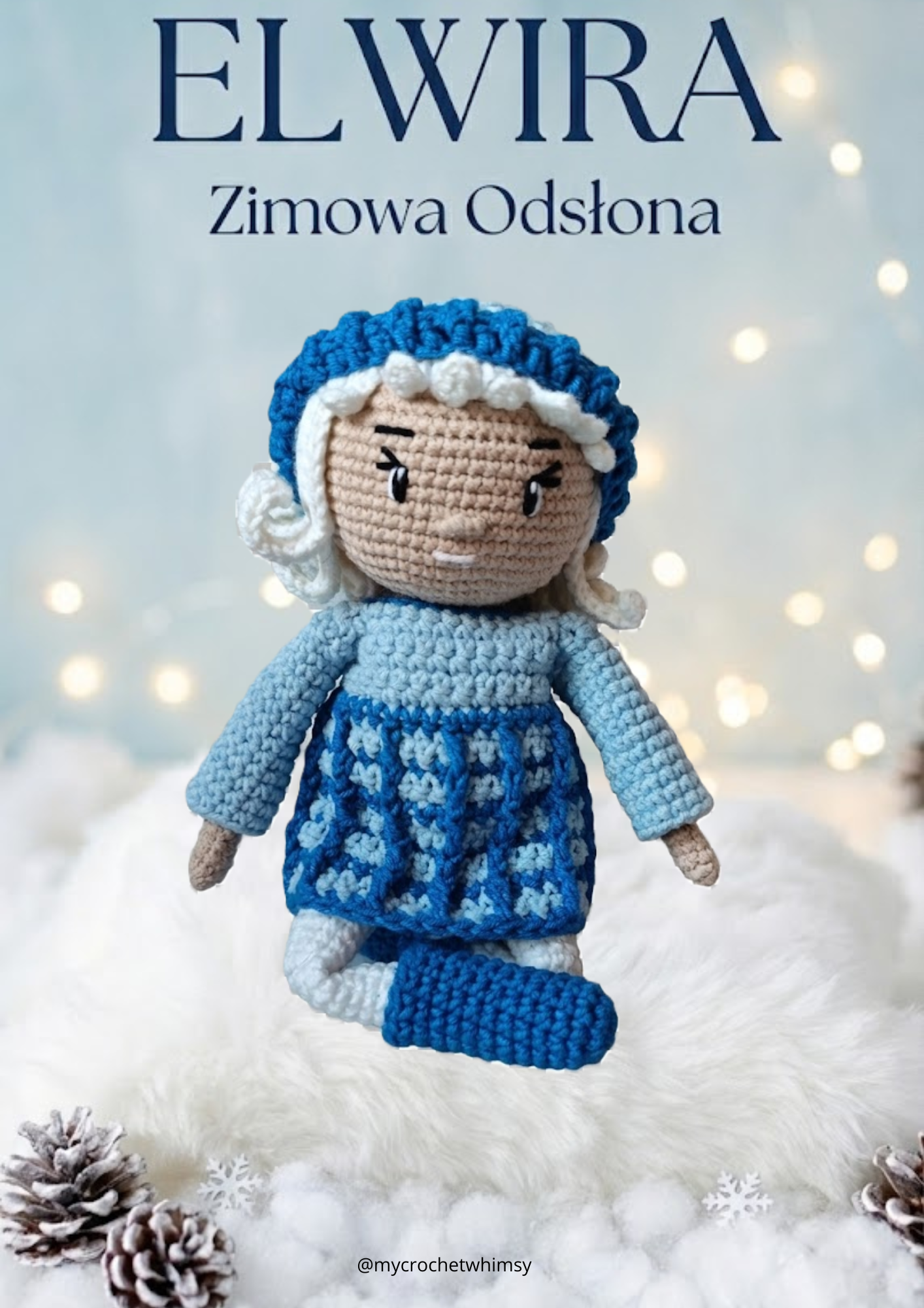 Lalka szydełkowa Elwira